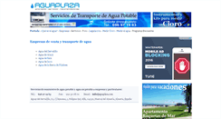 Desktop Screenshot of aguaplaza.com